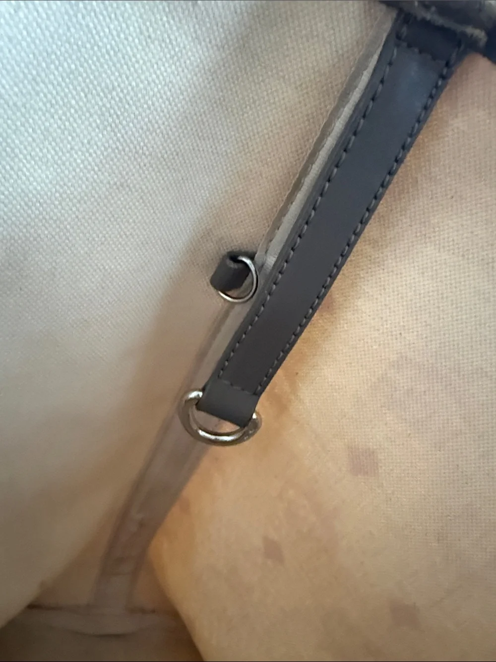 MCM tote ivory